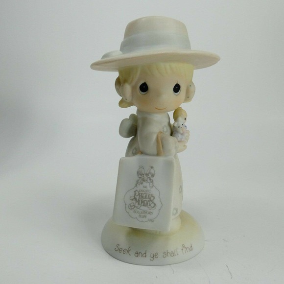 SEEK AND YE SHALL FIND Precious Moments Figurine E-0005 1984 Membership PBHV0 - Picture 2 of 12